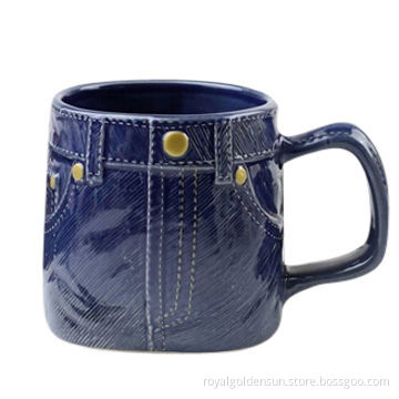 Jeans Creative ceramic mugs